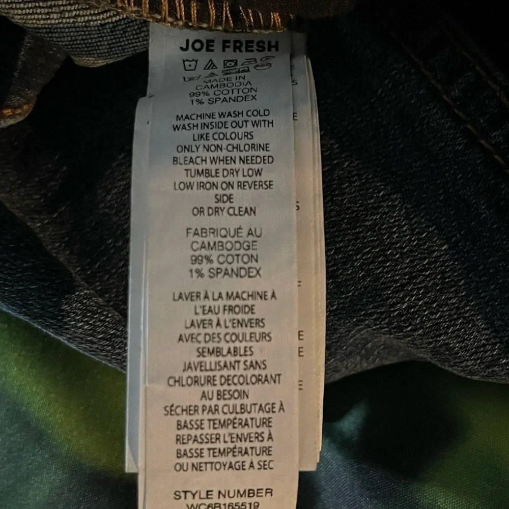 JOE Fresh Classic Slim Jeans, Size 28, NWT - Picture 3 of 7